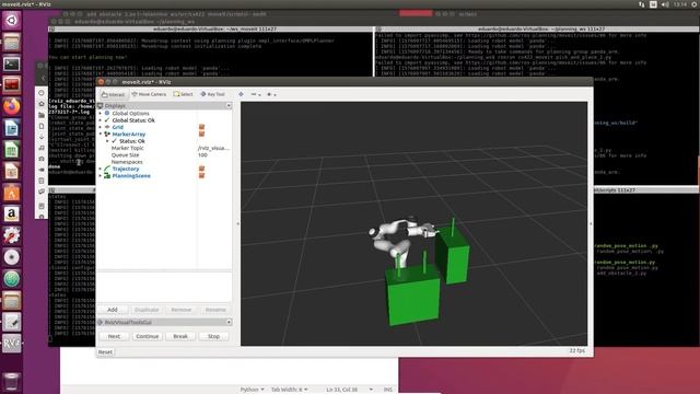 ROS Planning Panda Robot MoveIt смотреть онлайн