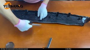 Wrap a layer of leather for YEEHUNG Mercedes W221 android screen Dash Cover