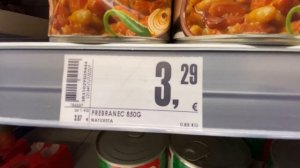 Гипермаркет в Словении. Сколько стоят продукты в Словении