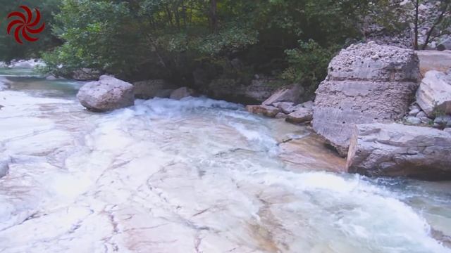 Красивое видео. Каньон Окаци и водопад Кинчха. Западная Грузия. Достопримечательности Грузии.