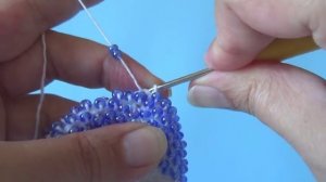 Вязание бисером. Обратные ряды. Урок 21