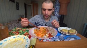 МУКБАНГ АСМР БЕКОН / ЯИЧНИЦА / КАША ЯЧНЕВАЯ / БУТЕРБРОДЫ / ЗАКУСКА ПО КОРЕЙСКИ / ASMR Mukbang #511