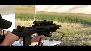 Springfield M1A SOCOM in slow motion, 600 frames/sec
