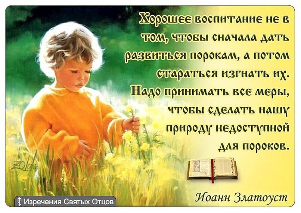 Пример из жизни на тему воспитание