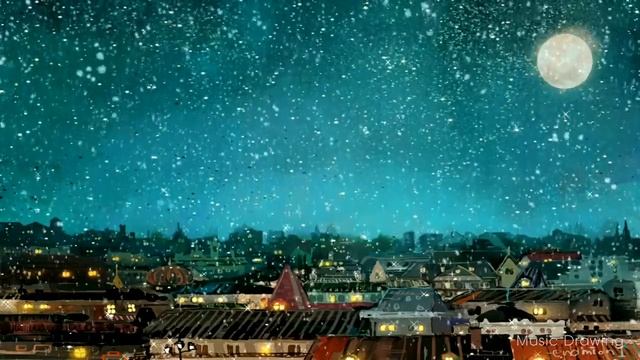 "Снежная деревня" сказочная музыка для сна l теплая и уютная расслабляющая музыка