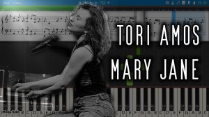 Tori Amos - Mary Jane [Piano Tutorial | Sheets | MIDI] Synthesia