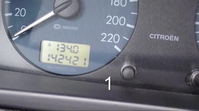 Обнуление счетчика ТО Citroen Xsara Своими руками смотреть онлайн