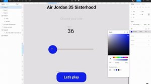 Микро анимация Smart Animate слайдера переключателя в Figma