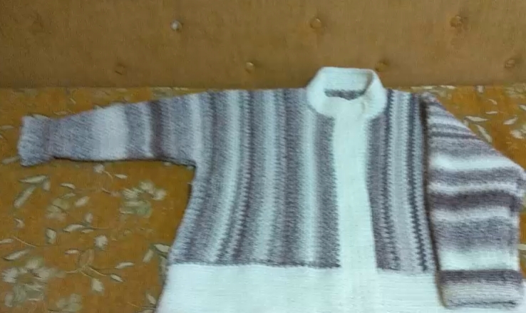 Кардиган крючком с белой отделкой смотреть онлайн