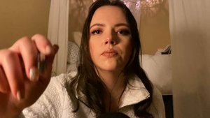 ASMR Tracing and Drawing on your Face (cozy personal attention)