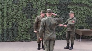 Награждение военнослужащих ВС РФ