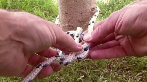 Как Вязать Узел Булинь | How to Make a Bowline knot | Булинь для крепления на опоре | #узелбулинь