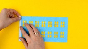 Новогодний фонарик из картона | DIY Новогодний декор своими руками