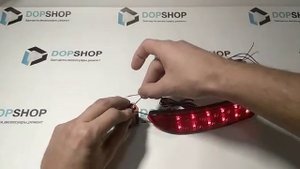 Дополнительные стоп сигналы "Допстоп-катафот" лада ларгус рено логан