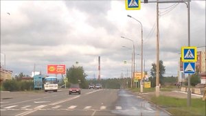 2019-08-14 Bratsk city center, Krupskaya Street, road to Energetik, + 12 ° C, Siberia, Russia