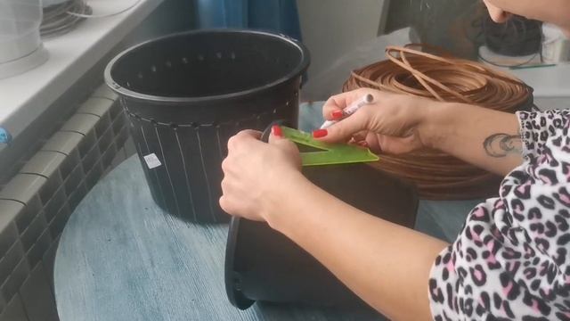 КАШПО ИЗ РОТАНГА. КАК ПРАВИЛЬНО ПОДГОТОВИТЬ ЁМКОСТЬ ДЛЯ ПЛЕТЕНИЯ