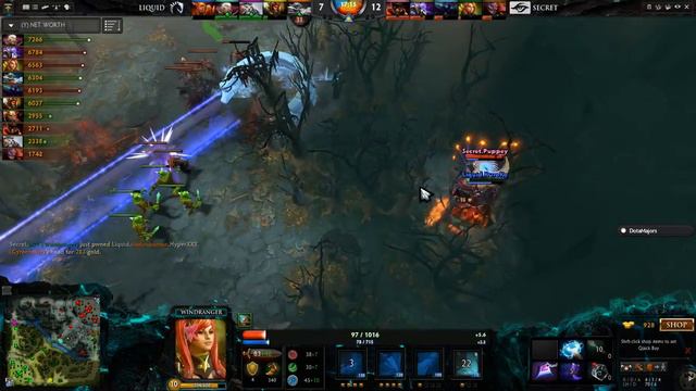 Team Secret vs Liquid Game 1 Shanghai Major Dota 2 смотреть онлайн