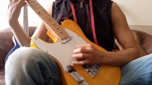Cheap fake fender telecaster sound test / Как звучит дешевый китайский телекастер.