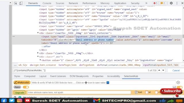 Selenium Locators | XPATH with Contains Key | Contains with Attributes, Text
