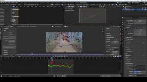 3d camera tracking in Blender / Трекинг камеры в блендере