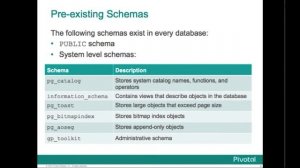 Greenplum Data Definition Language