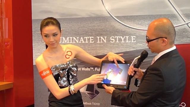 Fujitsu T4310 Tablet PC 兩點觸控示範 смотреть онлайн