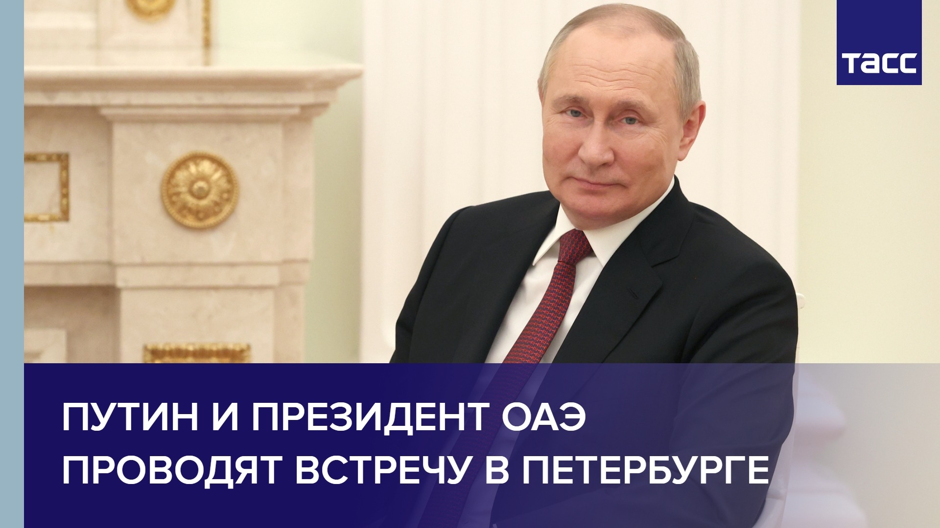 Путин и президент ОАЭ проводят встречу в Петербурге
