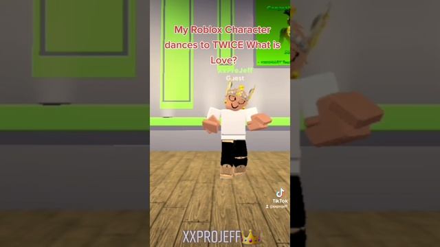 My Roblox Character dances to TWICE "What is Love?"