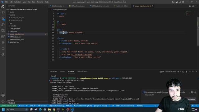 The Easiest C++ Build Pipeline On Azure смотреть онлайн