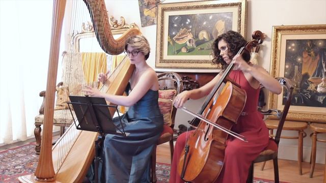 Harp & Cello - wedding music, wedding harpist, wedding cellist. смотреть онлайн