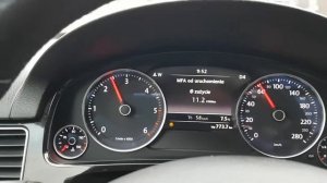 VW Touareg 7P after ATF change to RAVENOL T-WS TR80SD 0C8 WARM TEST DRIVE