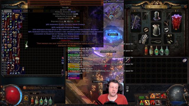 BYPASS AFFINITIES Path of Exile (Click unique items into dump tab) PoE