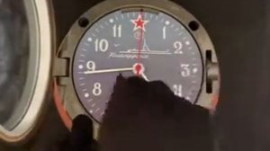 Корабельные часы механические советские редкие 5-ЧС Submarine Clock Soviet Vintage