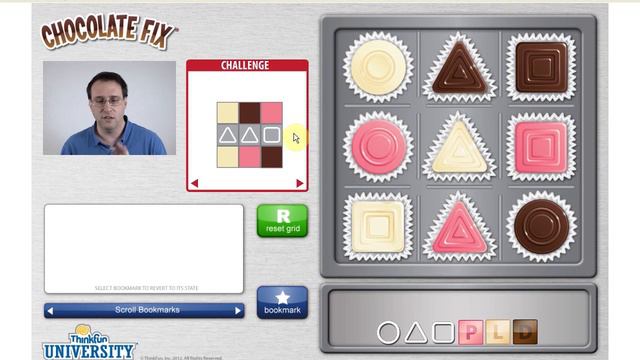 Introduction to Chocolate Fix 201 - ThinkFun University c.2012 смотреть онлайн