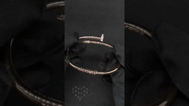 ? Браслет гвоздь Cartier из розового золота с бриллиантами?