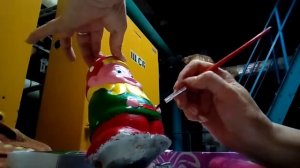 Раскраска гномика из гипса