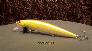 ITUMO. Воблеры на щуку. AMIGO 110F/SP. Крупные минноу. "3D" FHD.