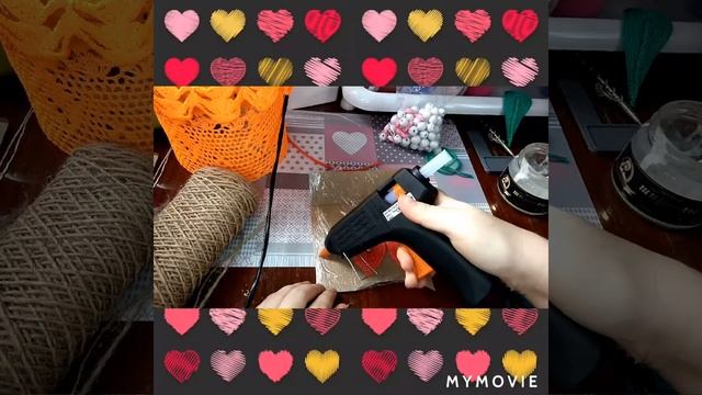 DIY. CRAFT idea.Яркая корзинка - шкатулка из ажурной шляпки. Подарки, поделки своими руками. Шпагат смотреть онлайн