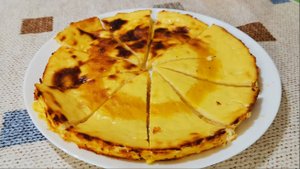 Запеканка с тыквой как зебра. Воздушная и полезная