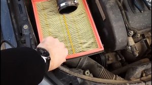 opel astra H замена воздушного фильтра