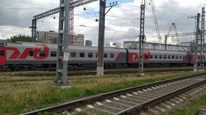 Пассажирский поезд 1 Москва-Волгоград. Павелецкое направление МЖД.