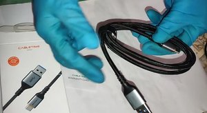 Распаковка кабеля USB Типа-C - USB Типа-A 3.0 12В 3А 480 Мбит/с QC 3.0/4.0 CABLETIME