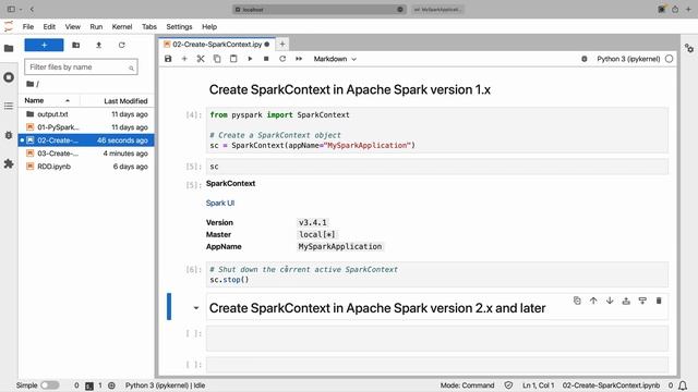 Create SparkContext in PySpark | PySpark Tutorial for Beginners смотреть онлайн