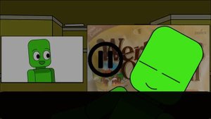 RAINBOW FRIENDS, Become Blue x Green | Blue x Green | Rainbow Friends react to meme