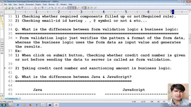 38 Advanced Java Servlet Tutorial | Validation