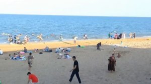 ПЛЯЖ, КАСПИЙ БАЗА ОТДЫХА ДЕЛЬФИН Дагестан