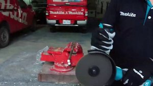 Makita GA035G XGT 40Vmax 7" Testing