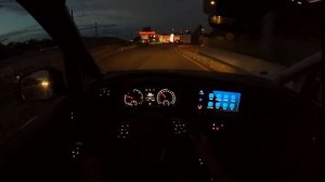 2022 VOLKSWAGEN CADDY MAXI 2.0 TDI 122 PS TOPSPEED NIGHT POV DRIVE AIRPORT FRANKFURT (60 FPS)