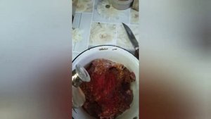 Готовлю мясо бобра.