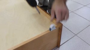 Сборка встроенного ящика к кроватям в размере 140, 160, 180